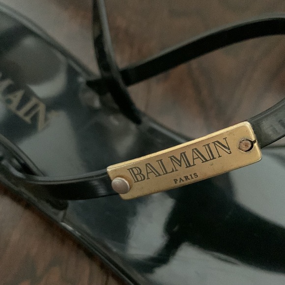 Balmain rubber sandals - Picture 6 of 7